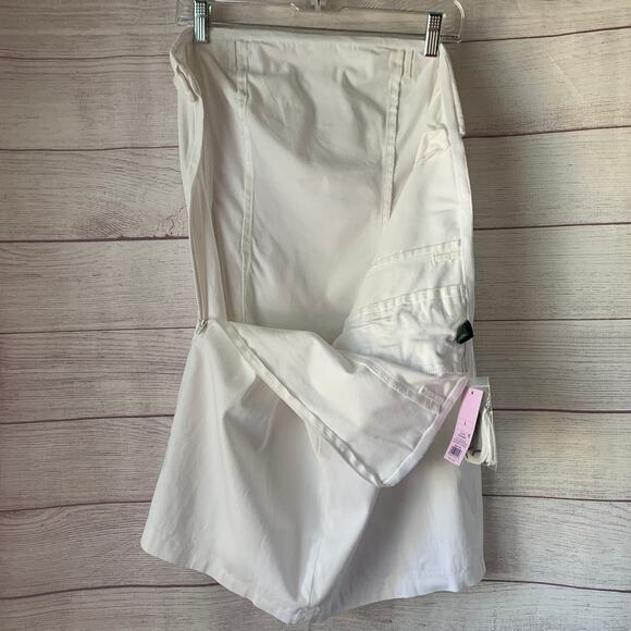 Wild Fable White Tube Bodycon Mini Dress Lace Up Back Removable Straps Size L - Picture 10 of 15